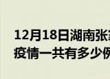12月18日湖南张家界疫情最新情况及张家界疫情一共有多少例