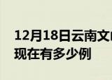 12月18日云南文山疫情最新情况及文山疫情现在有多少例