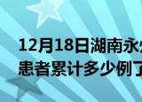 12月18日湖南永州今日疫情数据及永州疫情患者累计多少例了