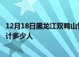 12月18日黑龙江双鸭山情最新确诊消息及双鸭山新冠疫情累计多少人