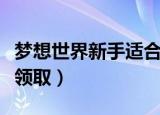 梦想世界新手适合什么职业（梦想世界新手卡领取）