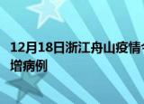 12月18日浙江舟山疫情今日数据及舟山疫情最新消息今天新增病例
