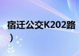 宿迁公交K202路（关于宿迁公交K202路介绍）
