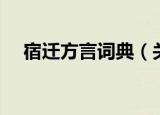宿迁方言词典（关于宿迁方言词典介绍）