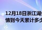 12月18日浙江湖州疫情新增病例数及湖州疫情到今天累计多少例