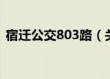 宿迁公交803路（关于宿迁公交803路介绍）