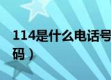 114是什么电话号码查询（114是什么电话号码）