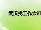 武汉找工作太难了（武汉找工作网站）