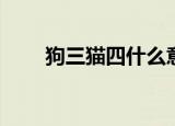 狗三猫四什么意思（gsm是什么卡）