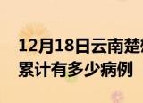 12月18日云南楚雄疫情病例统计及楚雄疫情累计有多少病例