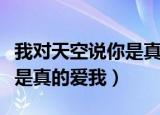 我对天空说你是真的爱我歌词（我对天空说你是真的爱我）