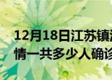 12月18日江苏镇江目前疫情是怎样及镇江疫情一共多少人确诊了