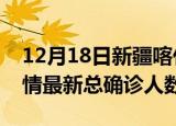 12月18日新疆喀什疫情最新动态及喀什原疫情最新总确诊人数