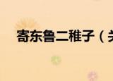 寄东鲁二稚子（关于寄东鲁二稚子介绍）