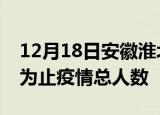 12月18日安徽淮北累计疫情数据及淮北目前为止疫情总人数