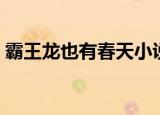 霸王龙也有春天小说全集（霸王龙也有春天）