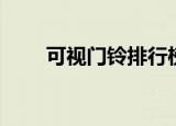 可视门铃排行榜第一名（可视门铃）