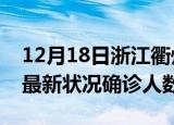 12月18日浙江衢州疫情最新数量及衢州疫情最新状况确诊人数