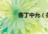 寄丁中允（关于寄丁中允介绍）