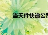 当天件快递公司（当天件快递公司）
