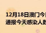 12月18日澳门今日疫情数据及澳门疫情最新通报今天感染人数