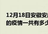 12月18日安徽安庆疫情今日最新情况及安庆的疫情一共有多少例
