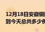 12月18日安徽铜陵疫情情况数据及铜陵疫情到今天总共多少例