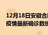 12月18日安徽合肥疫情累计确诊人数及合肥疫情最新确诊数统计