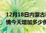 12月18日内蒙古赤峰疫情最新数量及赤峰疫情今天增加多少例