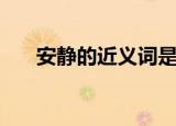 安静的近义词是什么（安静的第三者）