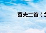 寄夫二首（关于寄夫二首介绍）