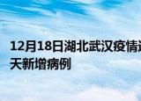 12月18日湖北武汉疫情近期数据今天及武汉疫情最新消息今天新增病例