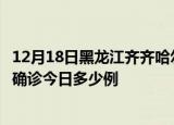 12月18日黑龙江齐齐哈尔本轮疫情累计确诊及齐齐哈尔疫情确诊今日多少例