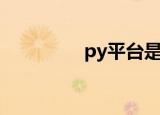 py平台是什么（py平台）