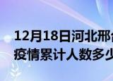 12月18日河北邢台疫情动态实时及邢台新冠疫情累计人数多少