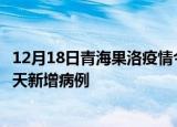 12月18日青海果洛疫情今日最新情况及果洛疫情最新消息今天新增病例