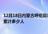 12月18日内蒙古呼伦贝尔累计疫情数据及呼伦贝尔新冠疫情累计多少人