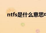ntfs是什么意思中文（ntfs是什么意思）