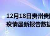 12月18日贵州贵阳最新疫情确诊人数及贵阳疫情最新报告数据