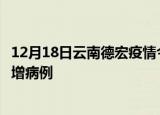 12月18日云南德宏疫情今日数据及德宏疫情最新消息今天新增病例