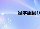 径字组词100个（径字组词）