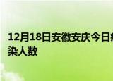 12月18日安徽安庆今日疫情数据及安庆疫情最新通报今天感染人数
