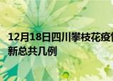 12月18日四川攀枝花疫情最新数据消息及攀枝花本土疫情最新总共几例