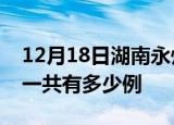 12月18日湖南永州疫情最新情况及永州疫情一共有多少例