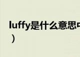 luffy是什么意思中文翻译（luffy是什么意思）