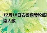 12月18日安徽铜陵轮疫情累计确诊及铜陵疫情最新确诊数感染人数