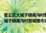 密云区大城子镇南沟村管城理市志愿服务队（关于密云区大城子镇南沟村管城理市志愿服务队介绍）