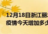 12月18日浙江丽水最新疫情通报今天及丽水疫情今天增加多少例