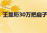 王昱珩30万把扇子原话视频（王昱珩 作弊）