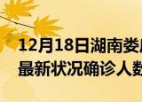 12月18日湖南娄底疫情最新数量及娄底疫情最新状况确诊人数